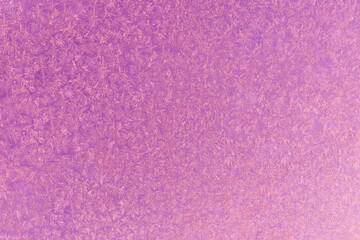 pink frost on a glass background. texture patterned frosted glass.