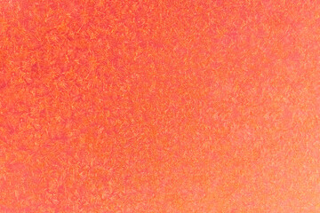 Orange frost on a glass background. texture patterned frosted glass.