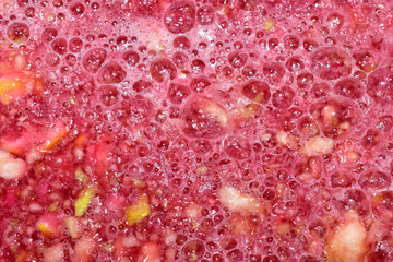 mixture of Beetroot and Apple ingredients for healthy drink