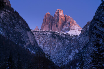 Tre Cime di Lavaredo, Dolomites, Unesco World Heritage Site, Italy, Europe
