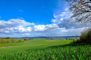 Beautiful scenic landscapes in Denmark