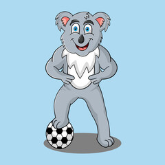 koala mascot logo
