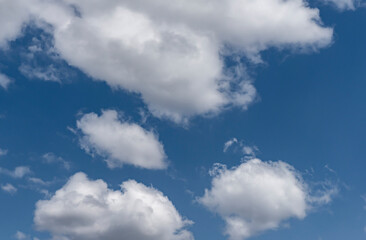 Fototapeta premium Beautiful blue sky and clouds natural background