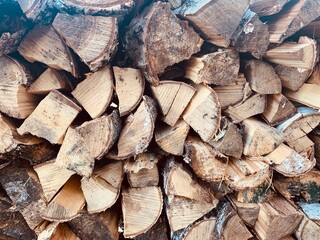Background with firewood
