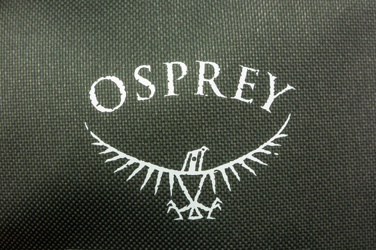 Niedomice, Poland - November 21, 2019: Osprey Logo - American Manufacturer From The Outdoor Industry.