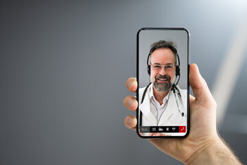 Video Conference Doctor Telemedicine Consult Call