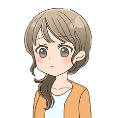 女性表情_おすまし