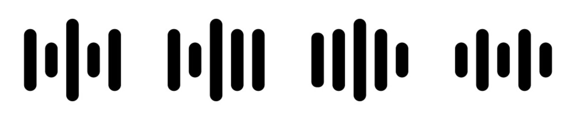 A musical wave symbol