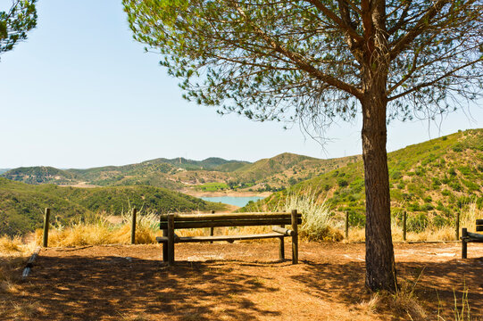 Lake near Funcho de Diante near S&atilde;o Bartolomeu de Messines, Algarve, Portugal