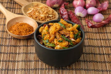 Pork Crackling Chili Paste, Thai style Chili Dip.