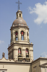 Fototapeta na wymiar Historic town of Santiago de Queretaro, Santa Cruz Convent, Province of Queretaro, Mexico, UNESCO World Heritage Site