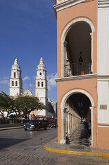 Historic town of Campeche, Cathedral of Nuestra Senora de la Concepcion, Province of Campeche, Yucatan peninsula, Mexico, UNESCO World Heritage Site