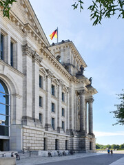 Fototapeta na wymiar Bundestag Deutschland Gesetzgeber Berlin