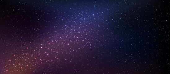 Beautiful galaxy background with nebula cosmos stardust and bright shining stars in universe.