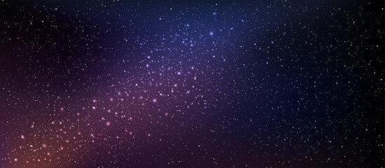 Fototapeta premium Beautiful galaxy background with nebula cosmos stardust and bright shining stars in universe.