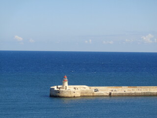 Malta. Valetta bay. october 2020.