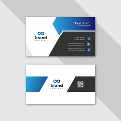 Modern Business Card Template Design - Creative and Clean Business Card Template. 