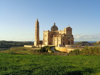 Malta. Gozo island. Ta Pinu cathedral. october 2020.