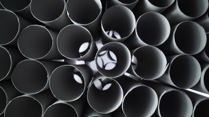 Empty toilet paper rolls, concept of Diarrhea, constipation, irritable bowel, stomach pain. Depiction of Gastritis, abdominal or period pain, stomach-ache, menstrual pain, pms premenstrual syndrome.