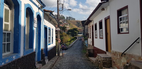 The city of Ouro Preto, MG, Brazil