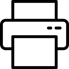 
Printer Vector Line Icon
