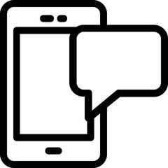 
Mobile Vector Line Icon
