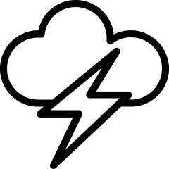 
Cloud Vector Line Icon
