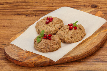 Georgian cuisine - pkhali from beans