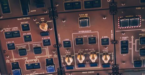 flight deck control panel