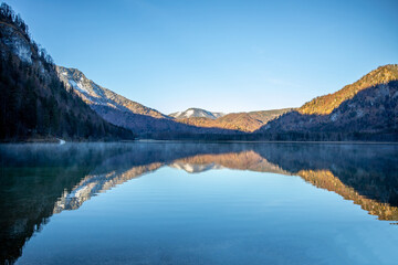 Offensee, Salzkammergut, Oberösterreich, Bergsee, Berge, Österreich, Tote Gebirge, Rinnerkogel