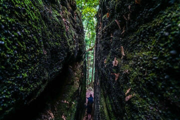 Some of what you will see at Thompson Ledges Park in northeast Ohio.