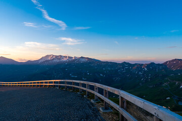 Fototapeta na wymiar Grossglockner Hochalpenstrass Sunrise, Austria, Alps