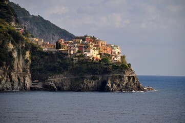 Fototapeta na wymiar Corniglia in der Cinque Terre