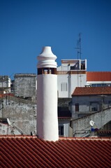 Chimeneas portuguesas en Elvas, Alentejo