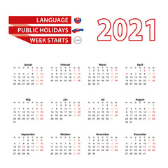 Calendar 2021 in Slovak language with public holidays the country of Slovakia in year 2021.