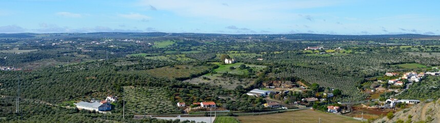 Fototapeta na wymiar Vistas desde el Forte de Nossa Senhora da Graça, Elvas