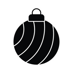 Christmas icon for ornament and ball