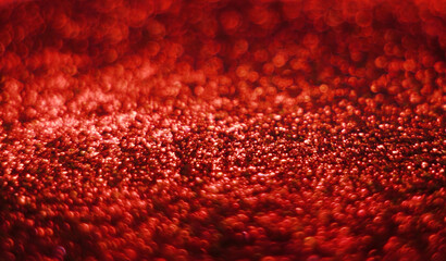 Closeup shot of beautiful red sprinkles for wallpaper or background