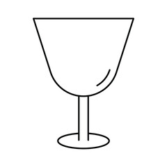 Christmas icon for glass and drink