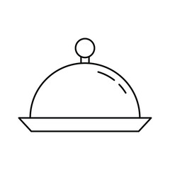 Christmas icon for dish and cover