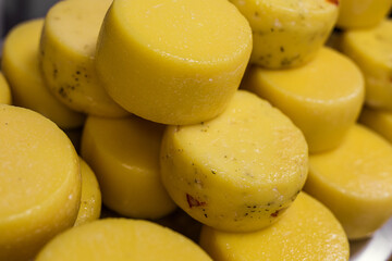 equipment of a private cheese factory and stages of preparation and production