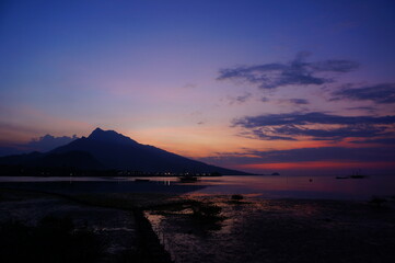 Fototapeta premium sunset at the beach