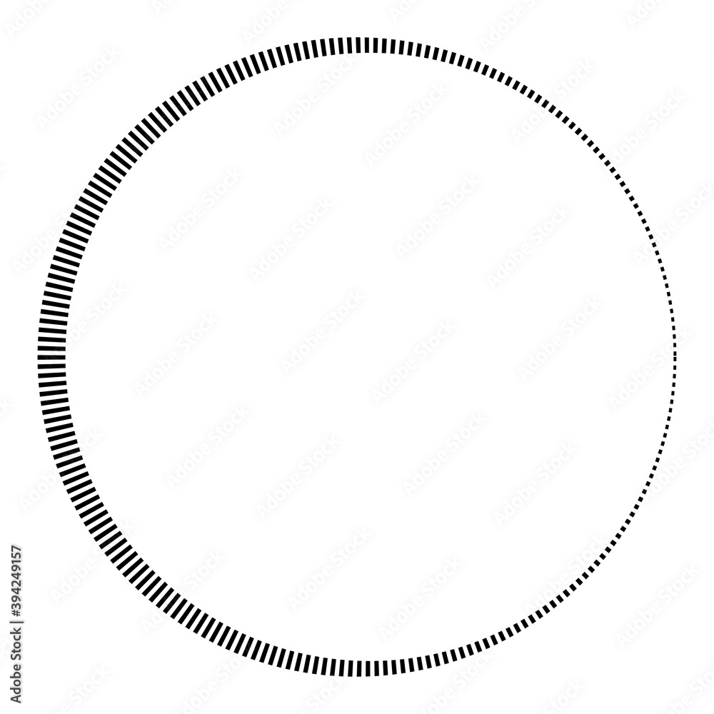 Poster Circular radial lines volute, helix shape design element(s)