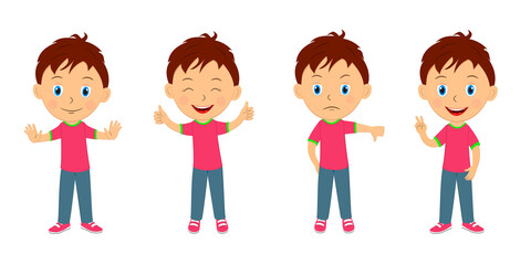 boy expresses emotions