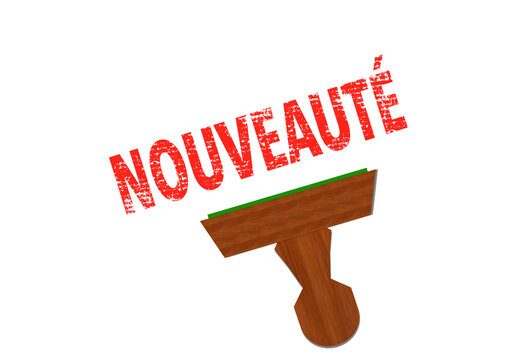 nouveaut&eacute; tampon rouge