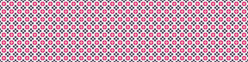 Abstract Cross Pattern Dots Logo generative computational art illustration