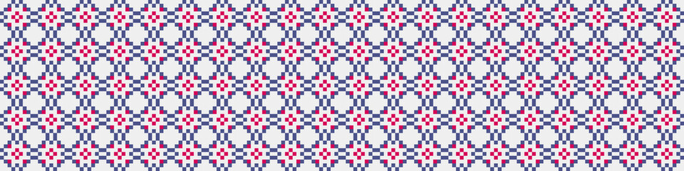 Abstract Cross Pattern Dots Logo generative computational art illustration