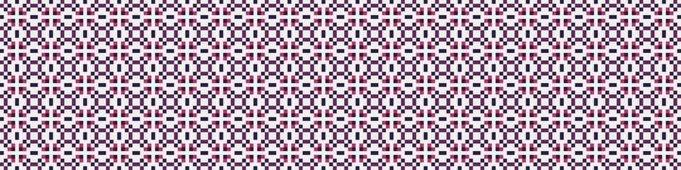 Fototapeta premium Abstract Cross Pattern Dots Logo generative computational art illustration