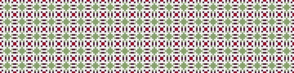 Fototapeta premium Abstract Cross Pattern Dots Logo generative computational art illustration