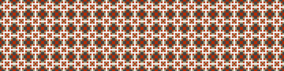 Abstract Cross Pattern Dots Logo generative computational art illustration